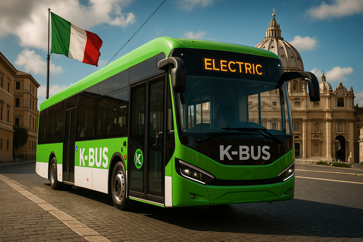 Titelbild zu „Revolution in der Mobilität: K-Bus elektrisiert Italien!“
