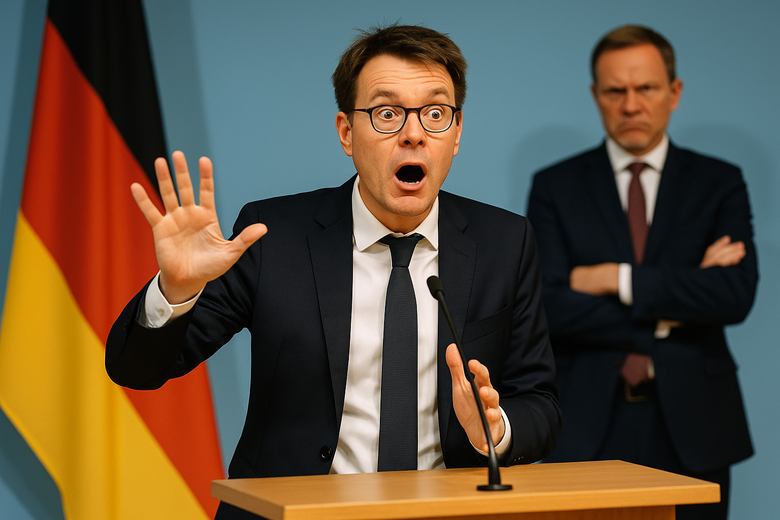 Titelbild zu „Polit-Beben im Ministerium: Überraschender Sprecherwechsel sorgt für Aufruhr!“