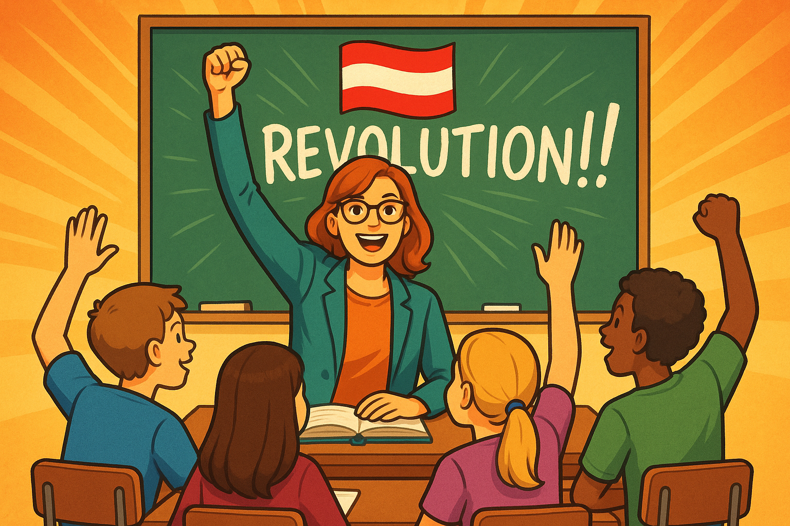 Titelbild zu „Bildungsoffensive in Wien: Revolution im Klassenzimmer!“